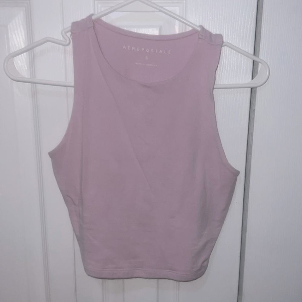 Purple crop top form Aero.